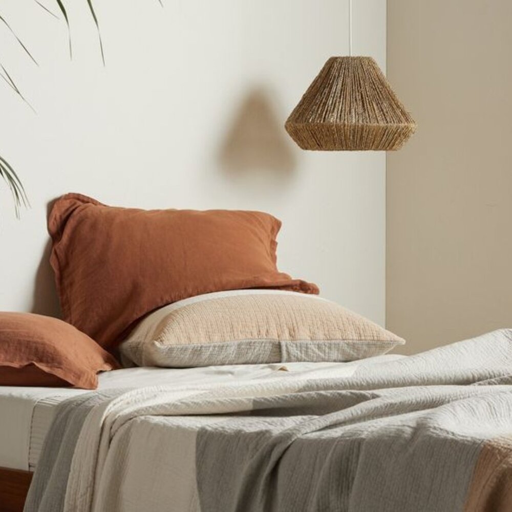 Parachute Linen Standard Sham Set Terra